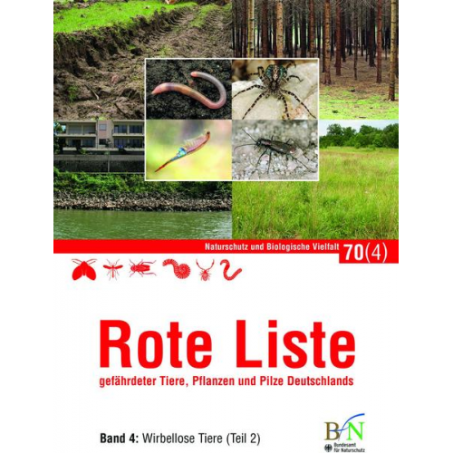 NaBiV Heft 70/4: Rote Liste gefährdeter Tiere, Pflanzen und Pilze Deutschlands - Band 4: Wirbellose Tiere (Teil 2)