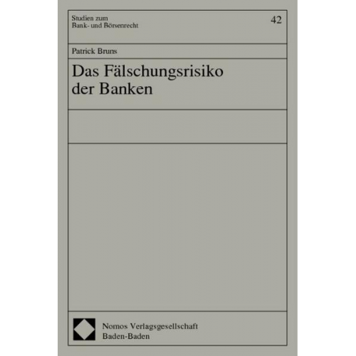 Das Fälschungsrisiko der Banken