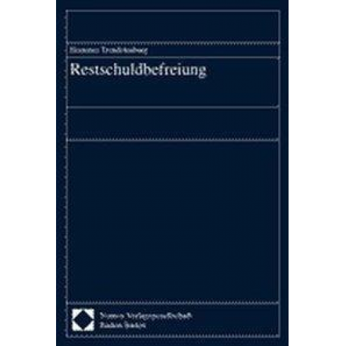 Hortense Trendelenburg - Restschuldbefreiung