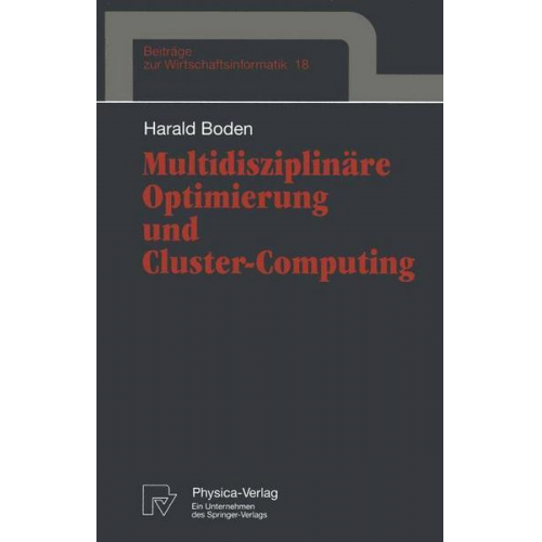 Harald Boden - Multidisziplinäre Optimierung und Cluster-Computing