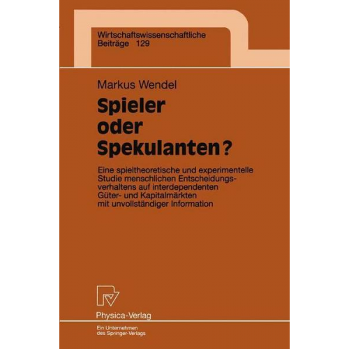 Markus Wendel - Spieler oder Spekulanten?