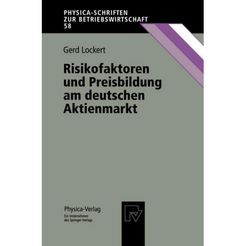 Gerd Lockert - Risikofaktoren und Preisbildung am deutschen Aktienmarkt