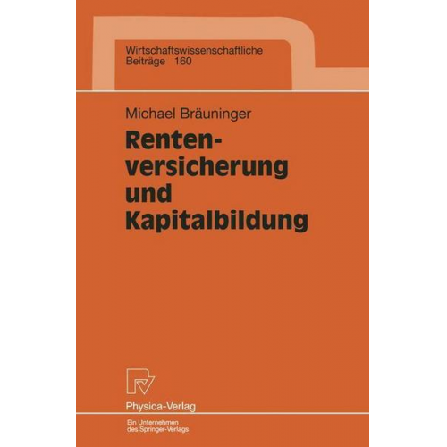 Michael Bräuninger - Rentenversicherung und Kapitalbildung