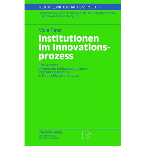 Viola Peter - Institutionen im Innovationsprozess