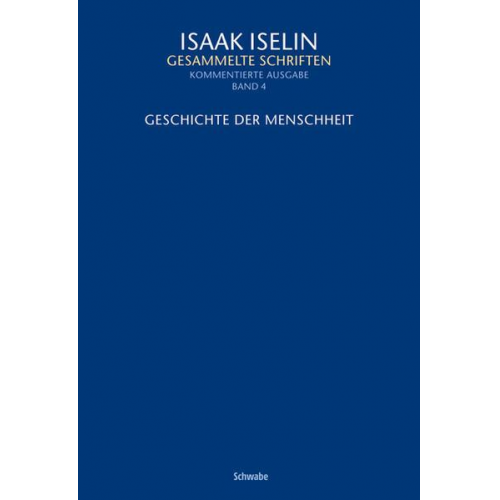 Isaak Iselin - Geschichte der Menschheit