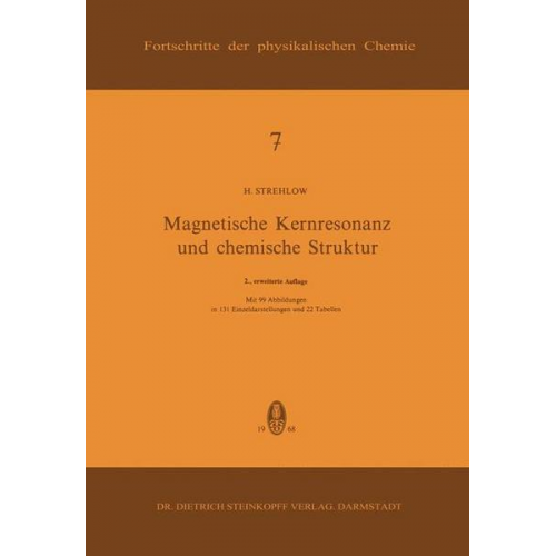 H. Strehlow - Magnetische Kernresonanz und Chemische Struktur