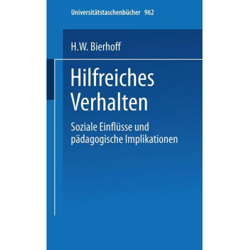 H.W. Bierhoff - Hilfreiches Verhalten