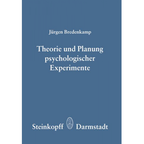 J. Bredenkamp - Theorie und Planung Psychologischer Experimente