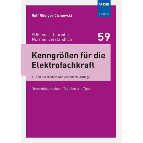Rolf Rüdiger Cichowski - Kenngrößen für die Elektrofachkraft