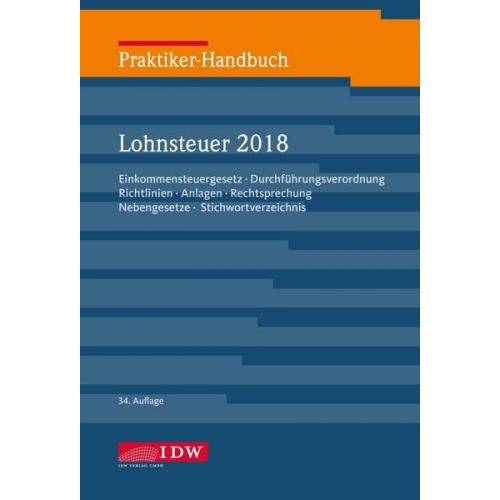 Praktiker-Handbuch Lohnsteuer 2018