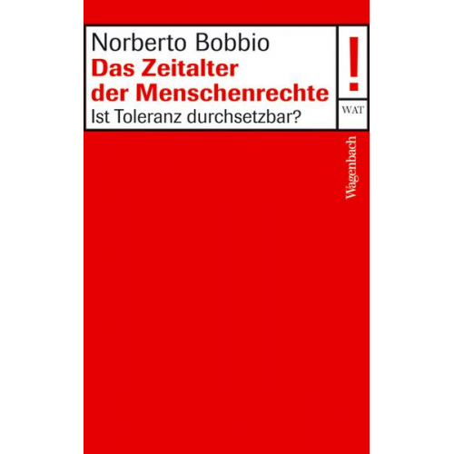 Norberto Bobbio - Das Zeitalter der Menschenrechte