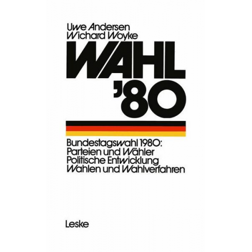 Uwe Andersen & Wichard Woyke - Wahl ’80