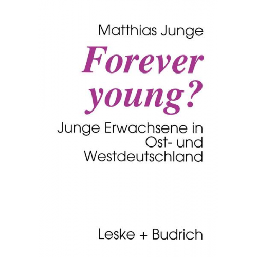 Matthias Junge - Forever young?