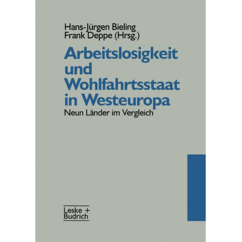 Arbeitslosigkeit und Wohlfahrtsstaat in Westeuropa