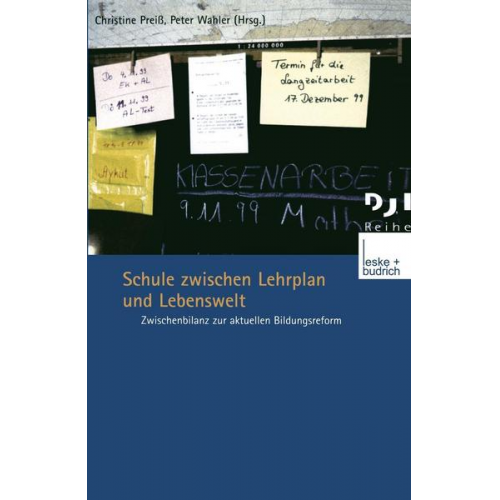 Christine Preiss & Peter Wahler - Schule zwischen Lehrplan und Lebenswelt