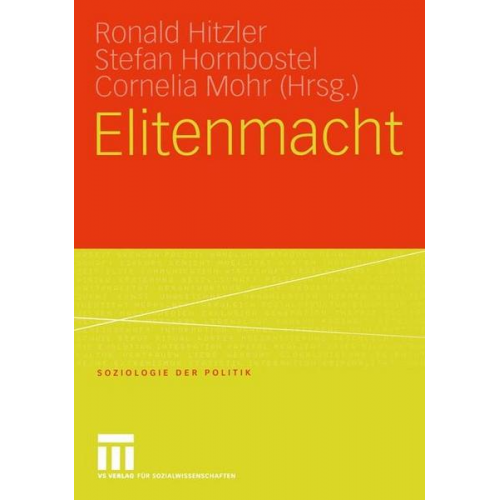 Ronald Hitzler & Stefan Hornbostel & Cornelia Mohr - Elitenmacht