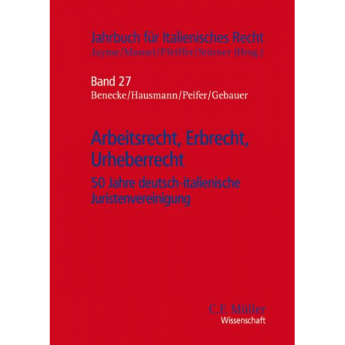 Arbeitsrecht, Erbrecht, Urheberrecht