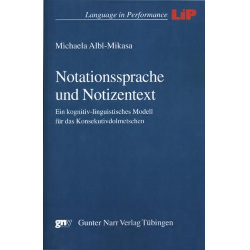 Michaela Albl-Mikasa - Notationssprache und Notizentext