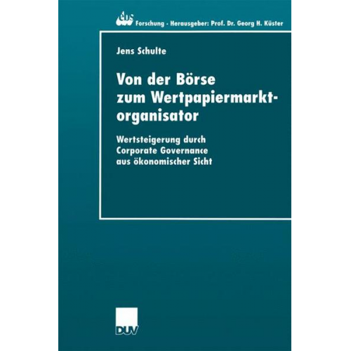 Jens Schulte - Von der Börse zum Wertpapiermarktorganisator