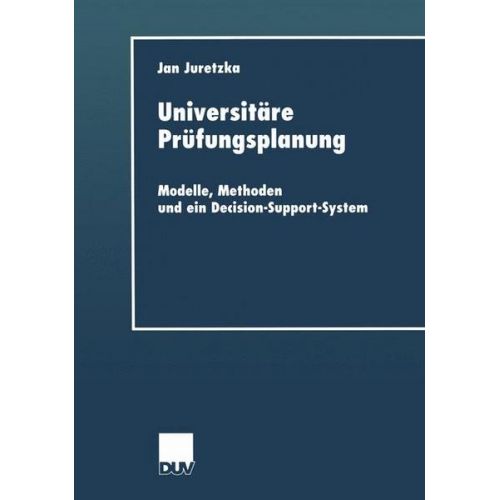 Jan Juretzka - Universitäre Prüfungsplanung