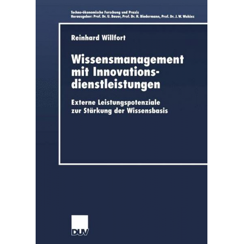 Reinhard Willfort - Wissensmanagement mit Innovationsdienstleistungen