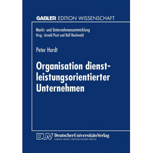 Peter Hardt - Organisation dienstleistungsorientierter Unternehmen