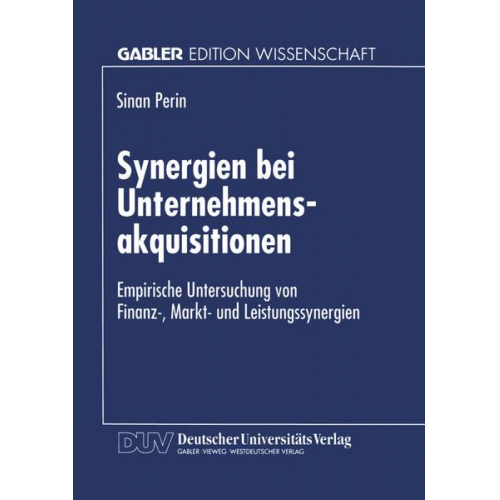 Sinan Perin - Synergien bei Unternehmensakquisitionen