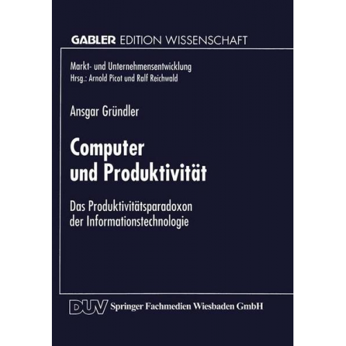 Ansgar Gründler - Computer und Produktivität