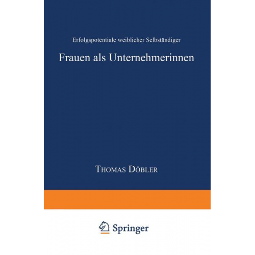 Thomas Döbler - Frauen als Unternehmerinnen