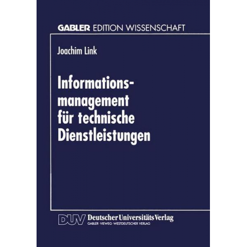 Joachim Link - Informations-management für technische Dienstleistungen