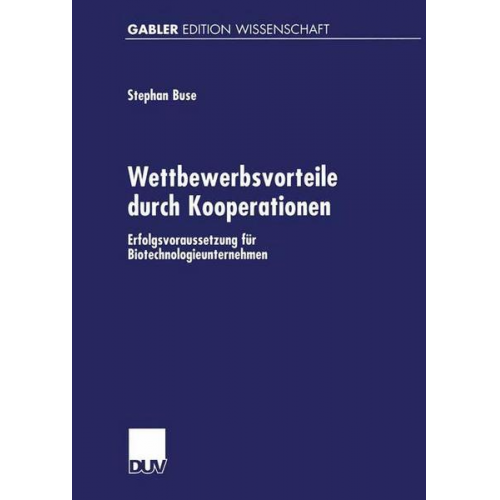 Stephan Buse - Wettbewerbsvorteile durch Kooperationen