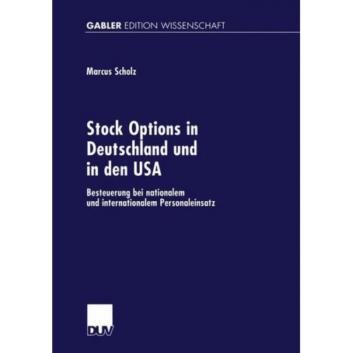 Marcus Scholz - Stock Options in Deutschland und in den USA