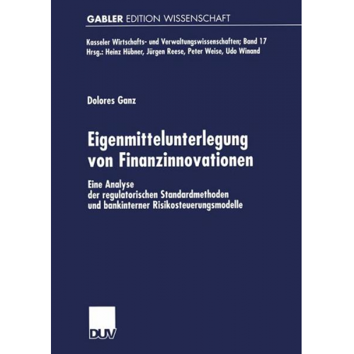 Dolores Ganz - Eigenmittelunterlegung von Finanzinnovationen