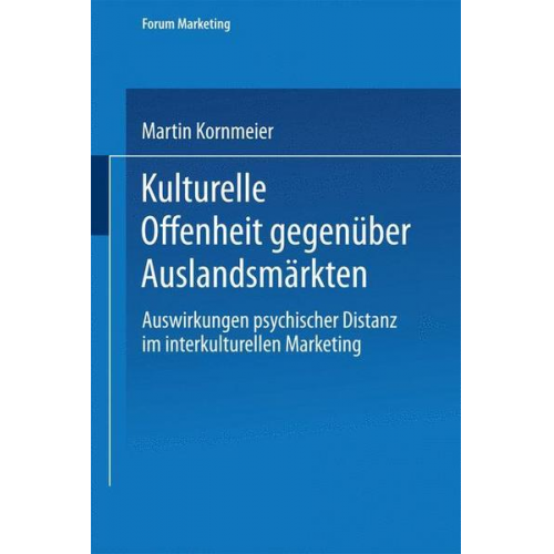 Martin Kornmeier - Kulturelle Offenheit gegenüber Auslandsmärkten