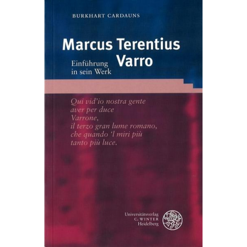 Burkhart Cardauns - Marcus Terentius Varro