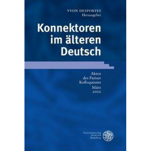 Yvon Desportes - Konnektoren im älteren Deutsch