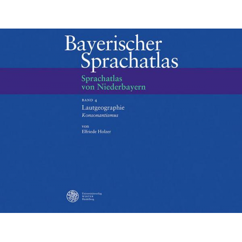 Elfriede Holzer - Sprachatlas von Niederbayern (SNiB) / Lautgeographie: Konsonantismus