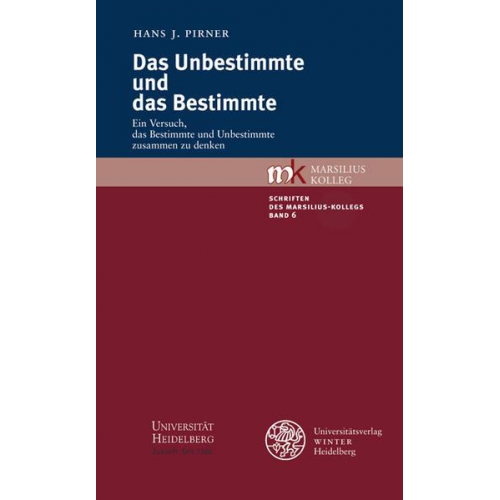 Hans J. Pirner - Das Unbestimmte und das Bestimmte