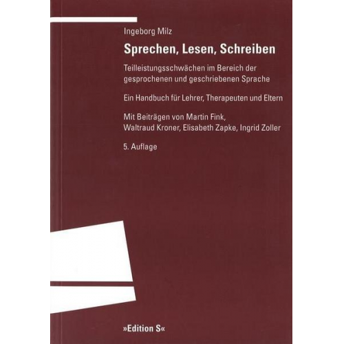 Ingeborg Milz - Sprechen, Lesen, Schreiben