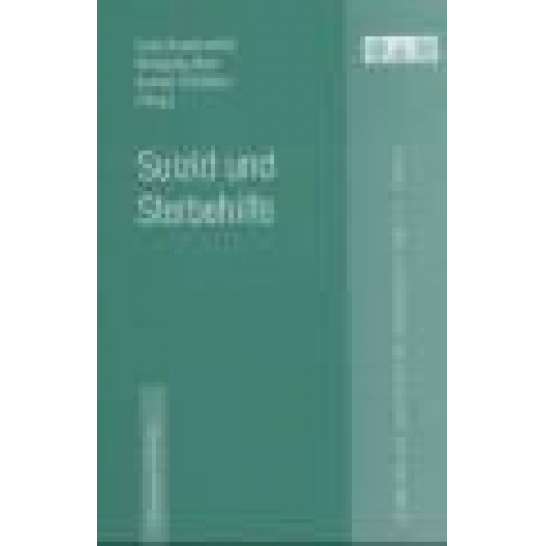 Gerd Brudermüller & Wolfgang Marx & Konrad Schüttauf - Suizid und Sterbehilfe