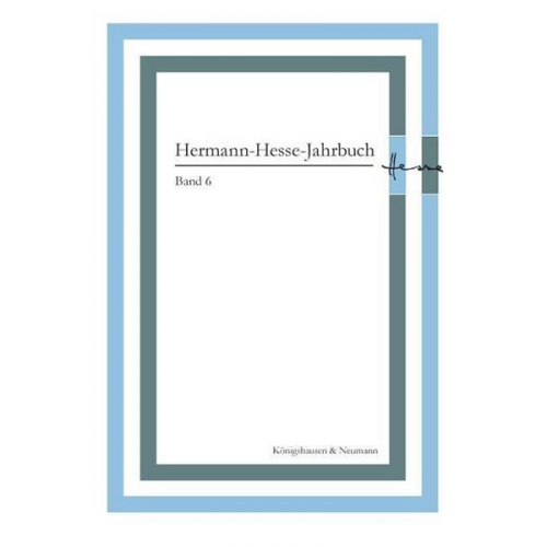 Hermann-Hesse-Jahrbuch, Band 6