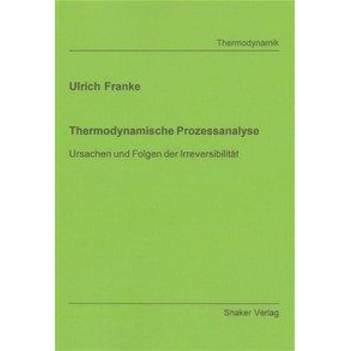 Ulrich Franke - Thermodynamische Prozessanalyse