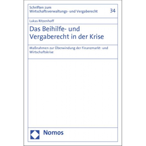 Lukas Ritzenhoff - Das Beihilfe- und Vergaberecht in der Krise