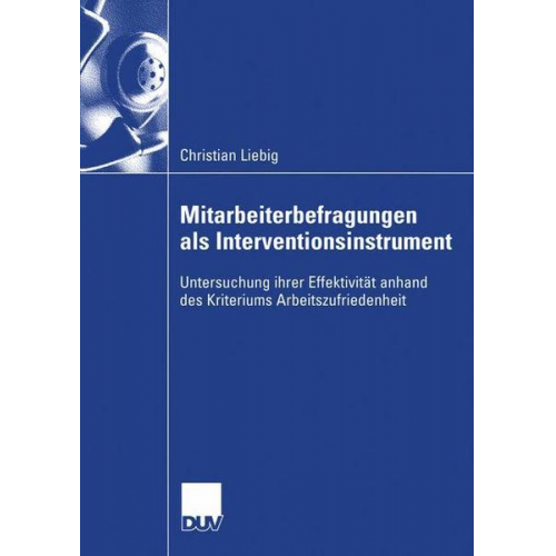 Christian Liebig - Mitarbeiterbefragungen als Interventionsinstrument