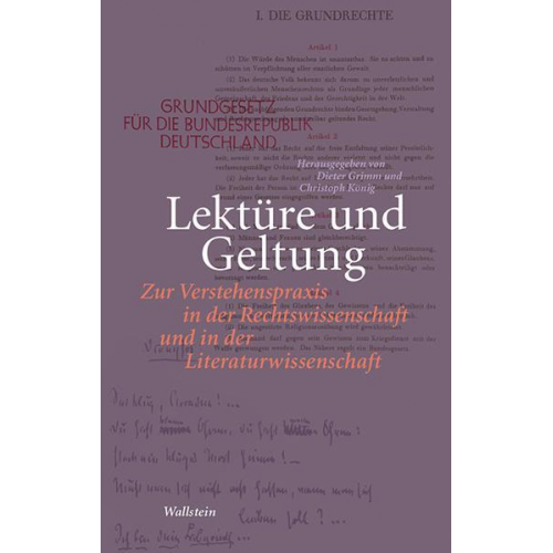 Lektüre und Geltung