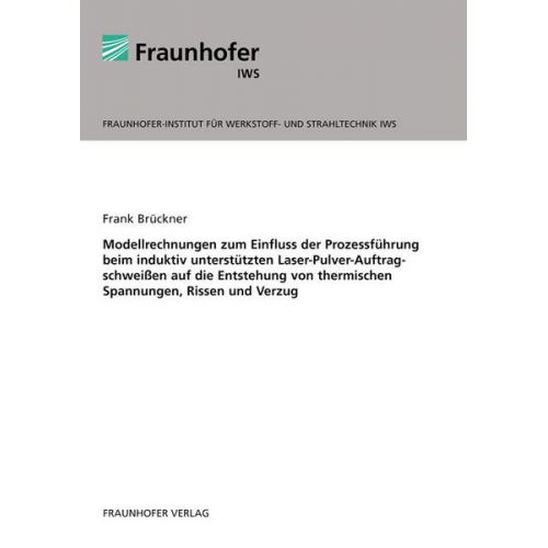 Frank Brückner - Brückner, F: Modellrechnungen zum Einfluss der Prozessführun