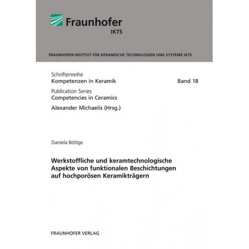 Daniela Böttge - Werkstoffliche und keramtechnologische Aspekte von funktionalen Beschichtungen auf hochporösen Keramikträgern.