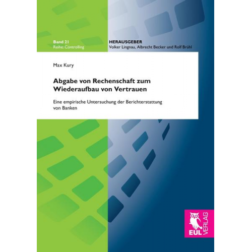 Max Kury - Abgabe von Rechenschaft zum Wiederaufbau von Vertrauen