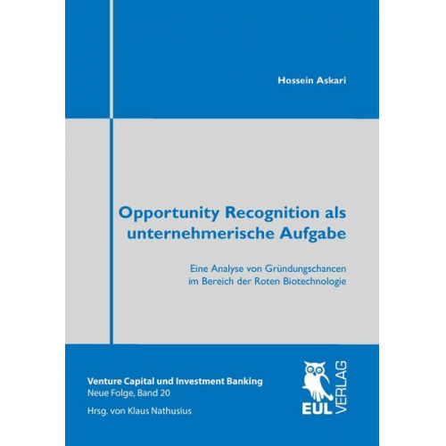 Hossein Askari - Opportunity Recognition als unternehmerische Aufgabe