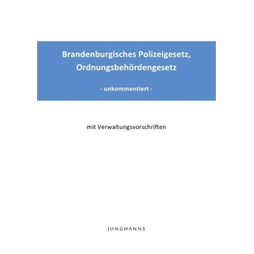 Brandenburgisches Polizeigesetz, Ordnungsbehördengesetz